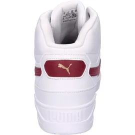Puma Shuffle Downtown Mid Jr Gold/Rot/Weiß 36