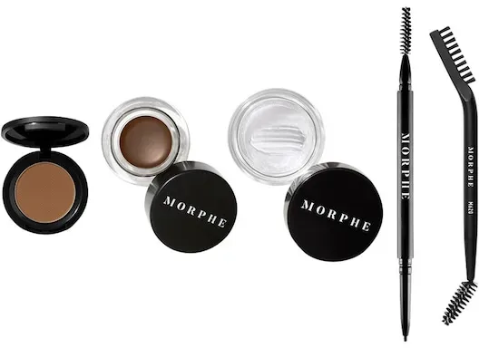 Morphe Augen Make-up Augenbrauen MochaSupreme Brow 5-Piece Kit Supreme Brow Wachs + M620 Supreme Brow Zweiseitiger Augenbrauenpinsel + Mikro-Brauenstift in Mocha + Brauenpuder in Mocha + Brauencreme in Mocha