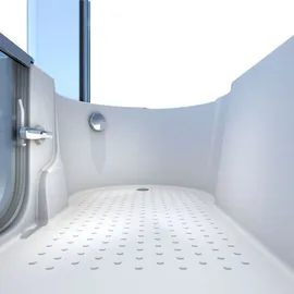 SeniorBad Seniorendusche und Badewanne mit Tür S12D-R-EA Dusche 85x170cm