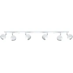 Deckenleuchte Deckenlampe Bewegliche Strahler Weiß Wohnzimmer Esszimmer Küche