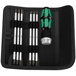 Wera Kraftform Kompakt Vario RA Werkstatt Wechselklingen-Set 7teilig Schlitz, Kreuzschli 05073665001