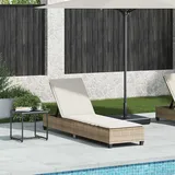 vidaXL Sonnenliege 200 x 55 x 77 cm Beige
