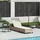 vidaXL Sonnenliege 200 x 55 x 77 cm Beige