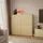 Forte Highboard 124,5 x 121,5 x 34,9 cm Buttergelb