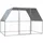 vidaXL Hühnerkäfig 3x2x2 m Silbern/Grau