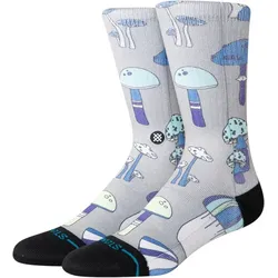 STANCE MICROBIAL CREW Socken 2025 string grey - 38-42