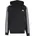 Essentials 3-Streifen Kapuzenjacke Schwarz S