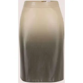 Madeleine Eleganter Rock Midirock Schimmernd Beige/Grau 44