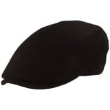 Fiebig Schiebermütze Schiebermütze 100% Kaschmir Flatcap schwarz 60