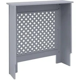 ML-Design Heizungsverkleidung Wabenmuster 78x19x82 cm Grau