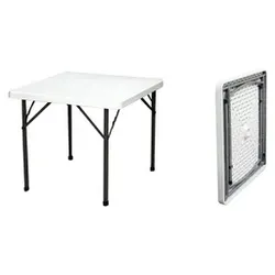 SUMMA garbar YAGO Quadratischer Klapptisch Indoor, Outdoor 87x87 Grau