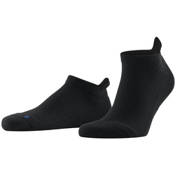 FALKE Unisex Sneakersocken - Cool Kick, Socken, Polyester, einfarbig, kurz Schwarz 39-41