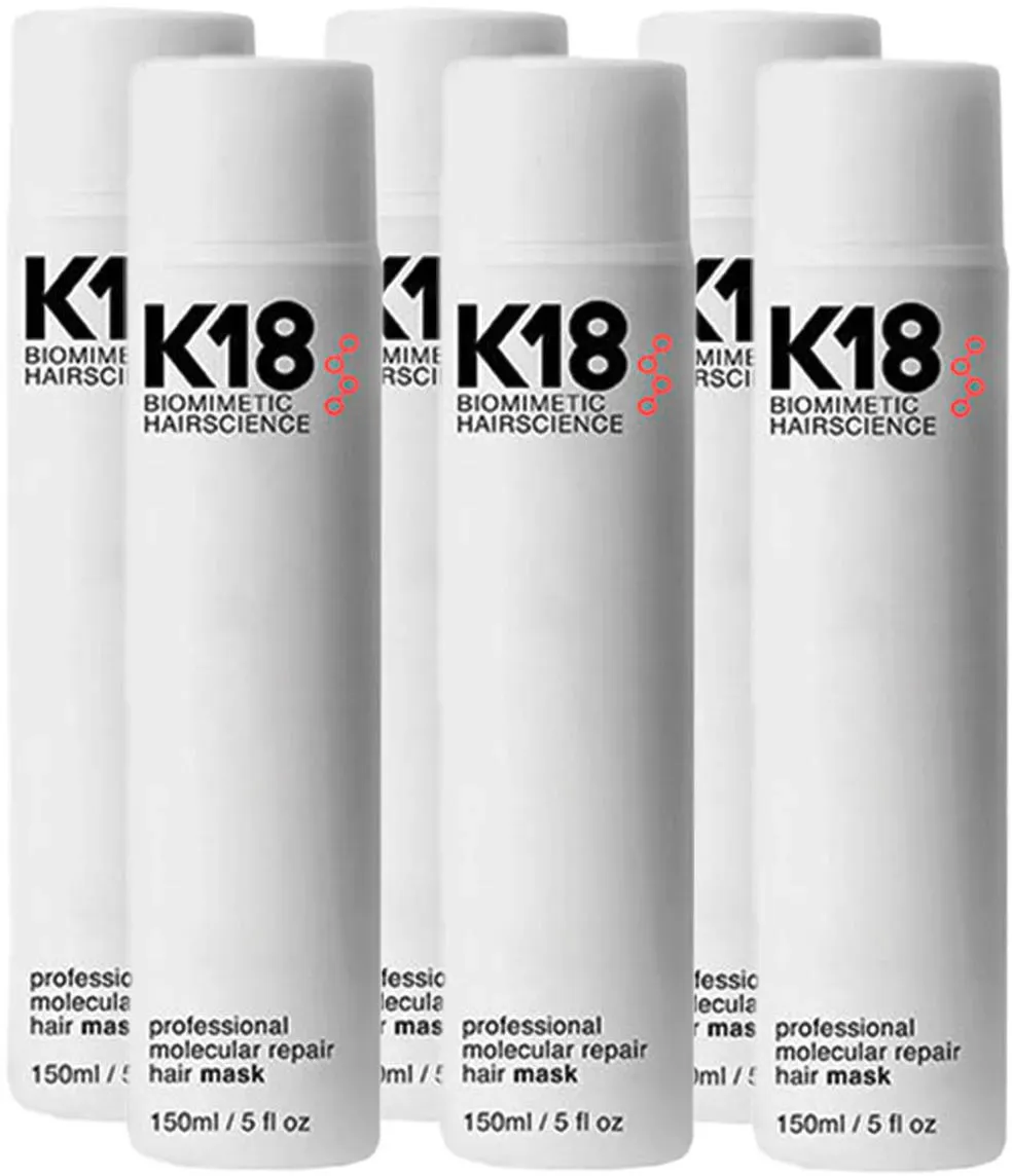 K18 Biomimetic Hairscience Professional Molecular Repair Hair Mask 6er Set 6 x 150 ml
