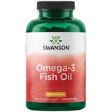 Swanson Lemon Flavor Omega-3 Fish Oil Kapseln 150 St.