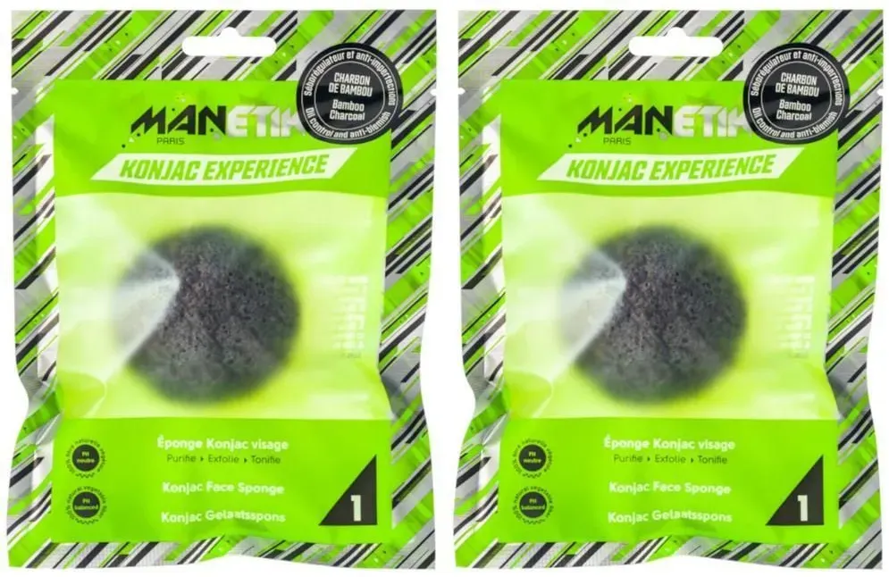 Manetik Konjac Experience Konjac Face Sponge 2x1 St Overige