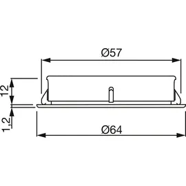 Domus Line Einbauleuchte Smally XS D-Motion verchromt