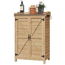 Aoxun Geräteschrank 0,64 x 0,40 m Burlywood