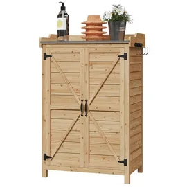 Aoxun Geräteschrank 0,64 x 0,40 m Burlywood