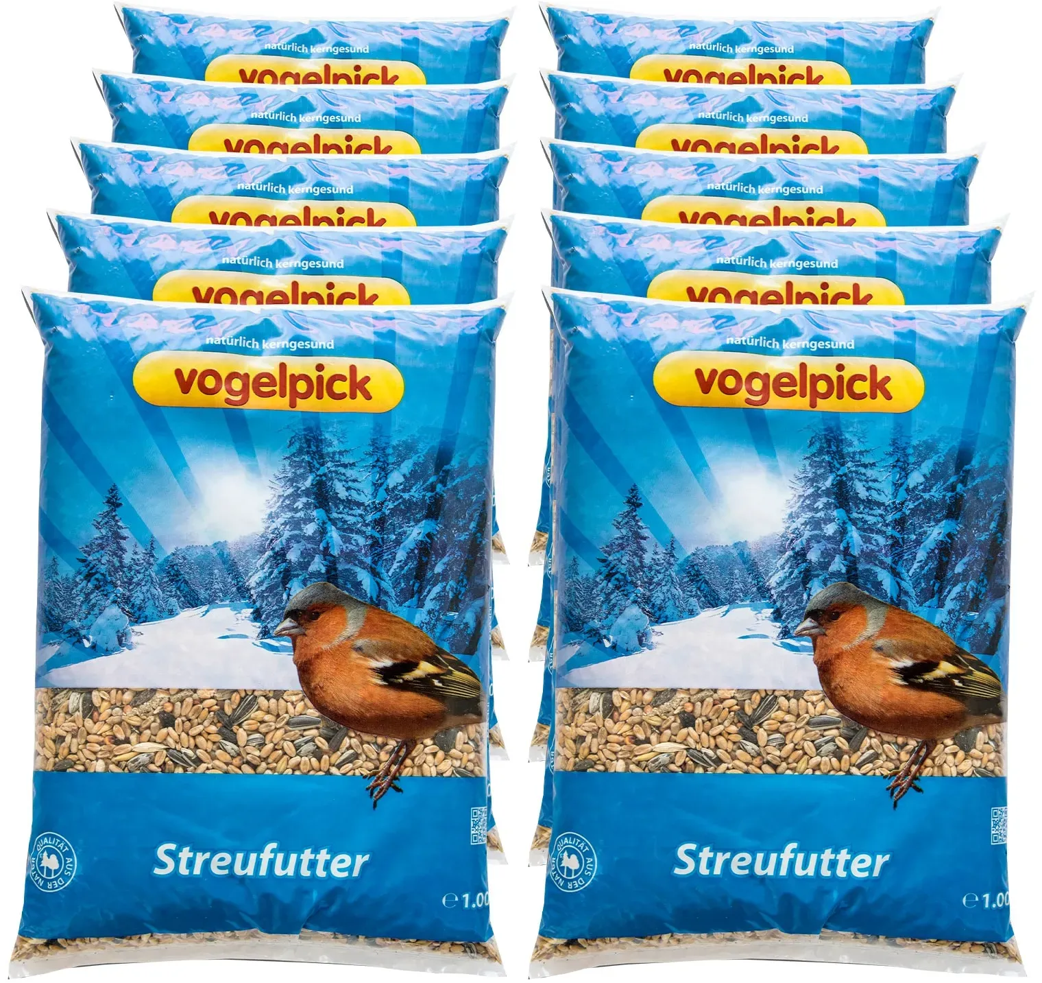 Vogelpick Streufutter 1 kg, 10er Pack