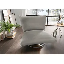 INOSIGN Drehsessel »Cremona« 360° drehbar mit Metallfuß grau