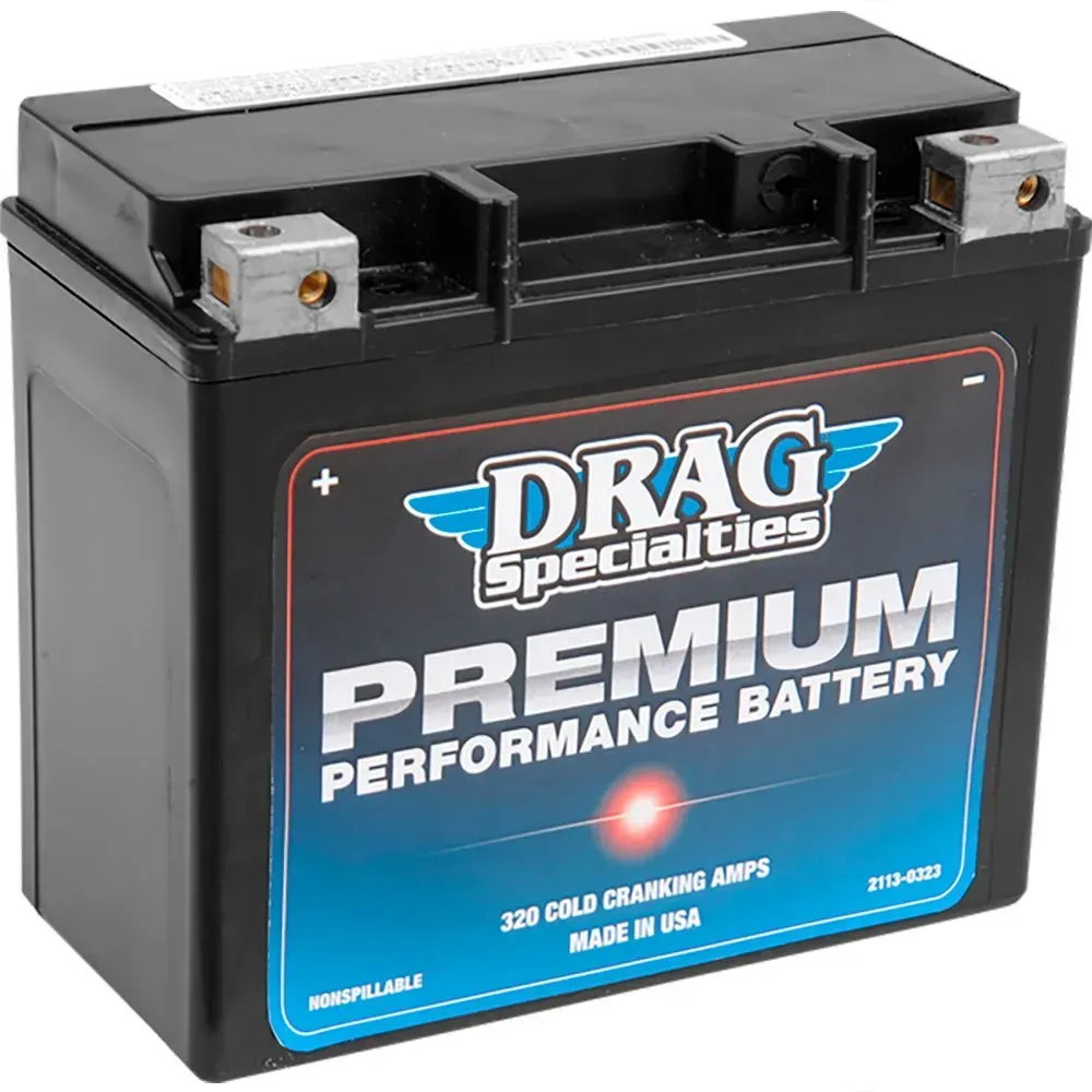 Drag Specialties Drsm72rgh Agm-batterie - Black - One Size
