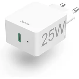 Hama Ladegerät Power Delivery (PD)/Qualcomm, 25 Watt, Weiß