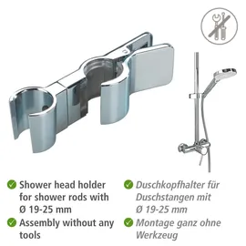 Wenko Brausegleiter Mod. Metall Chrom, zum Klemmen