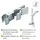 Wenko Brausegleiter Mod. Metall Chrom, zum Klemmen