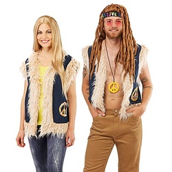 buttinette Hippie-Jeansweste unisex