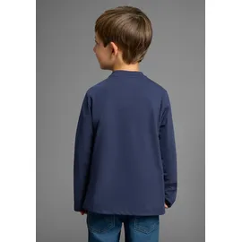 Kidsworld Langarmshirt in marine, - Gr.: 128/134