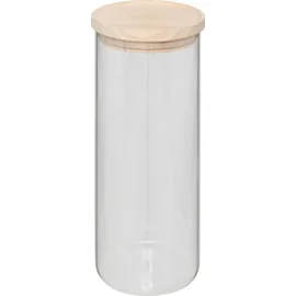 5five simply smart - Einmachglas Hermet 1,6l aus glas und holzdeckel 1,6l