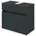 WELLTIME Waschbeckenunterschrank Baabe 60 x 55 cm Grau