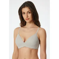 SCHIESSER Damen, Slip Nahtlos - Invisible Soft BH, Grau-Jaspe_181769, 85A EU