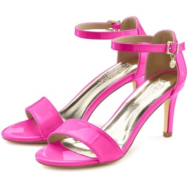 LASCANA High-Heel-Sandalette, im zeitlosen Design, Riemchensandalette VEGAN, Gr. 42, pink, , 48601825-42