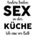 Queence Wanddekoobjekt QUEENCE "Andere haben Sex in der ...", schwarz-weiß (schwaz, weiß), B:20cm H:30cm T:0,1cm, Stahl, Wanddekoobjekte, Stahlschild, Blechschild, Spruch, Witzig, Wanddeko, retro, 20x30cm