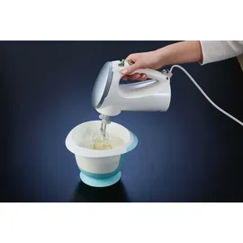 KEEEPER Rührschüssel mit Saugnapf und Anti-Rutsch-Oberfläche, Kunststoff, 1,5 l, Mariella, Mintgrün/Weiß