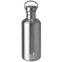 Basic Nature Trinkflasche mit Bambusdeckel, 1,2L