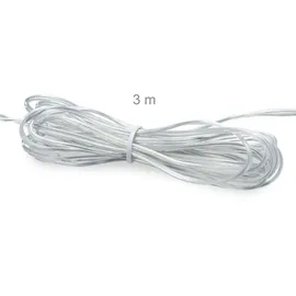 Relaxdays LED Dekokugel 15 cm Silber