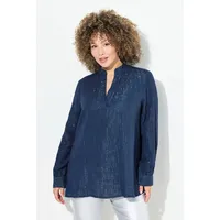 Ulla Popken Bluse in tintenblau | Gr.: 50-52