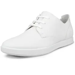 ECCO Sneaker Leisure Derby (ECCO-Leder) weiss Herren