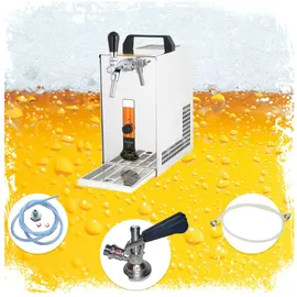 ich-zapfe Komplett Set - Zapfanlage, Bierzapfanlage, Bierzapfen PYGMY 20/K mit Membranpumpe, 1-leitig Trockenkühlgerät aus Edelstahl, 25 L/h, Dreikant