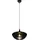 Trio Colino 1-flg. Ø 40 cm rund schwarz matt Holz