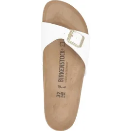 Birkenstock Madrid Birko-Flor Lack schmal patent white 41