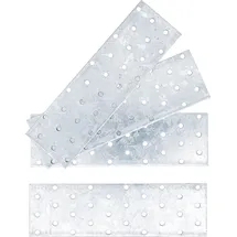 BGS Stahl Lochplatte 200 x 60 x 2 mm 4-tlg.