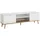 CaliCosy GÖTEBORG Lowboard 160 x 50 cm Weiß Holz
