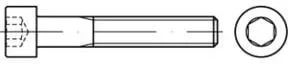 BUMAX DIN 912 Zylinderkopf-Schaftschraube M10x45 Edelstahl A4 88 blank Innensechskant