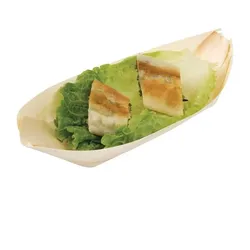100 Stück Fiesta Green Schiffchen Pappelholz Biologisch abbaubar 19cm. Robust. 100 Stück