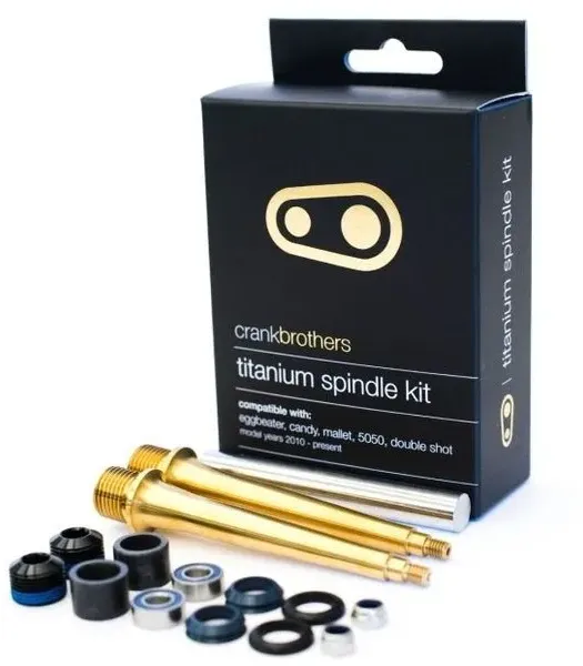 Crankbrothers Spindle Achsen Upgrade Kit Schwarz Modell 2024