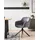 SalesFever Armlehnstuhl Samt grau