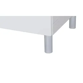 Pelipal Schrankfüße Quick 2er-Set Kunststoff Silber Chrom